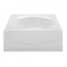 Aquatic AC003097-R-WPV-WH - Alana II Alcove Bathtub