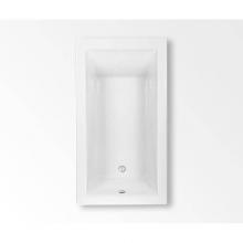 Aquatic AC003316-UNI-TO-WH - Soco 6636 Drop-in Bathtub