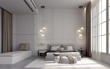 Custom modern chandeliers from Lib&Co. x OPL artistic lighting collection.