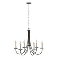 Hubbardton Forge, Simple Sweep 6 Arm Chandelier, CHANDELIER LIGHT