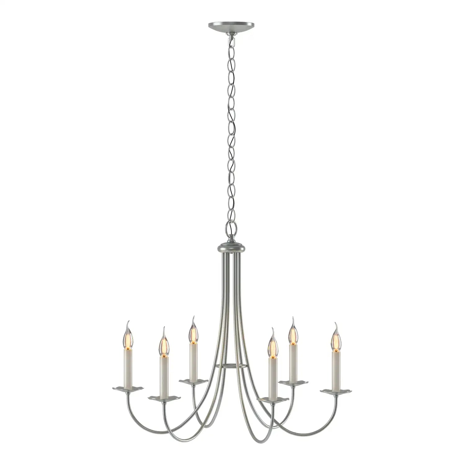 Hubbardton Forge, Simple Sweep 6 Arm Chandelier, CHANDELIER LIGHT