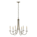 Hubbardton Forge, Simple Sweep 6 Arm Chandelier, CHANDELIER LIGHT