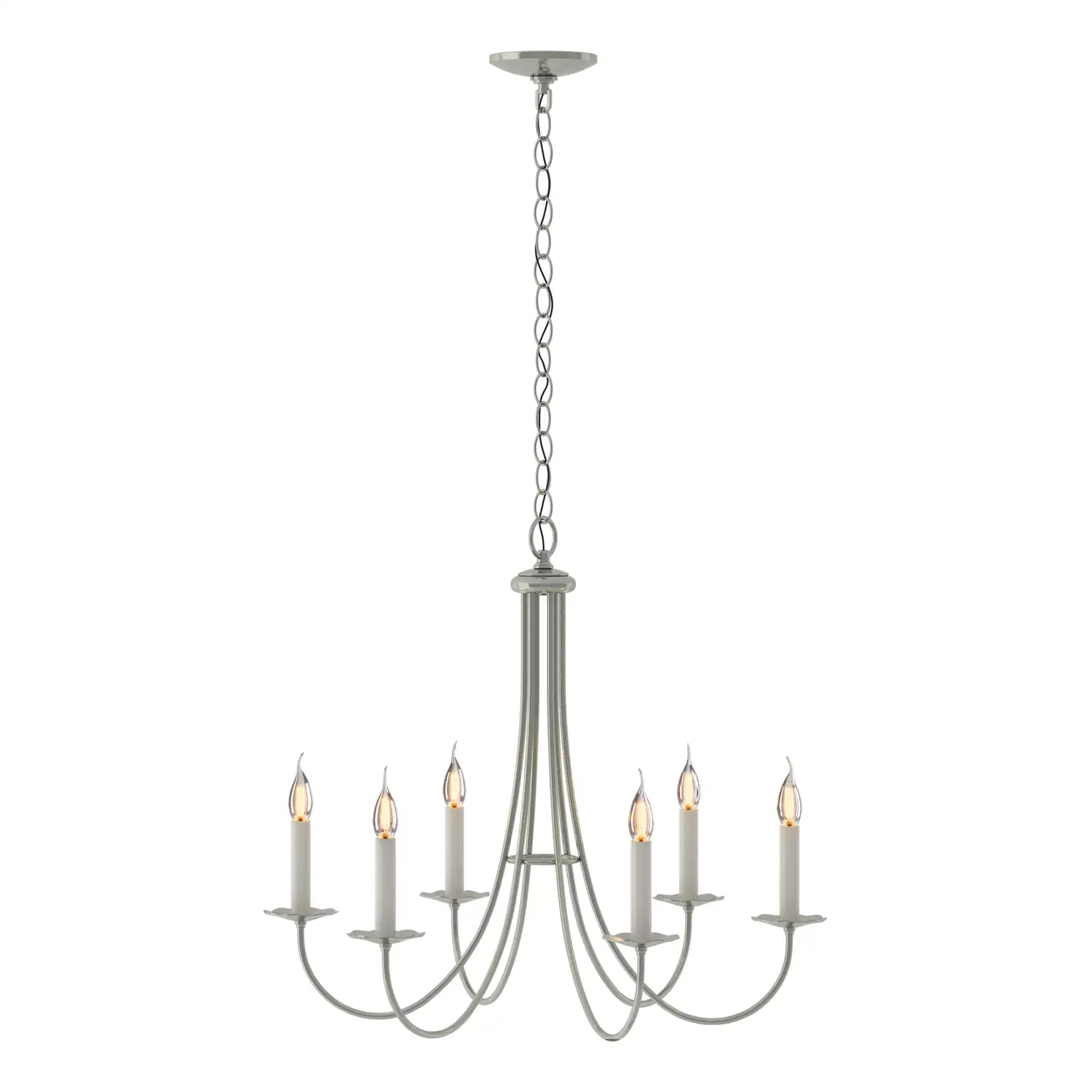 Hubbardton Forge, Simple Sweep 6 Arm Chandelier, CHANDELIER LIGHT