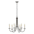 Hubbardton Forge, Simple Sweep 6 Arm Chandelier, CHANDELIER LIGHT