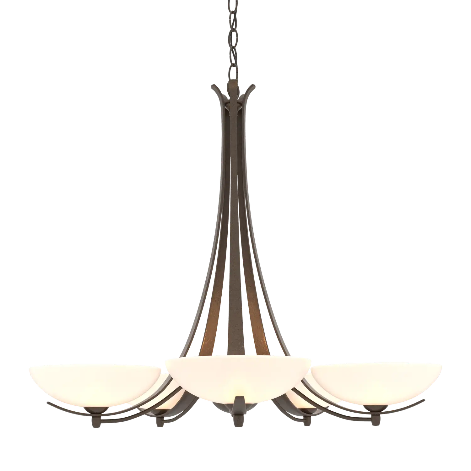 Hubbardton Forge, Aegis 5 Arm Chandelier, CHANDELIER LIGHT