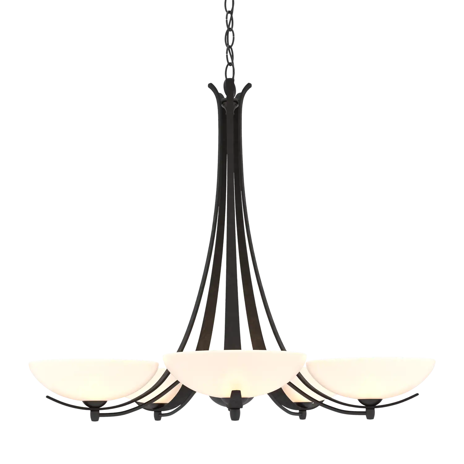 Hubbardton Forge, Aegis 5 Arm Chandelier, CHANDELIER LIGHT