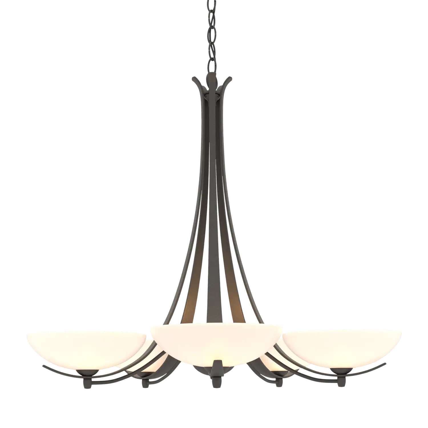 Hubbardton Forge, Aegis 5 Arm Chandelier, CHANDELIER LIGHT