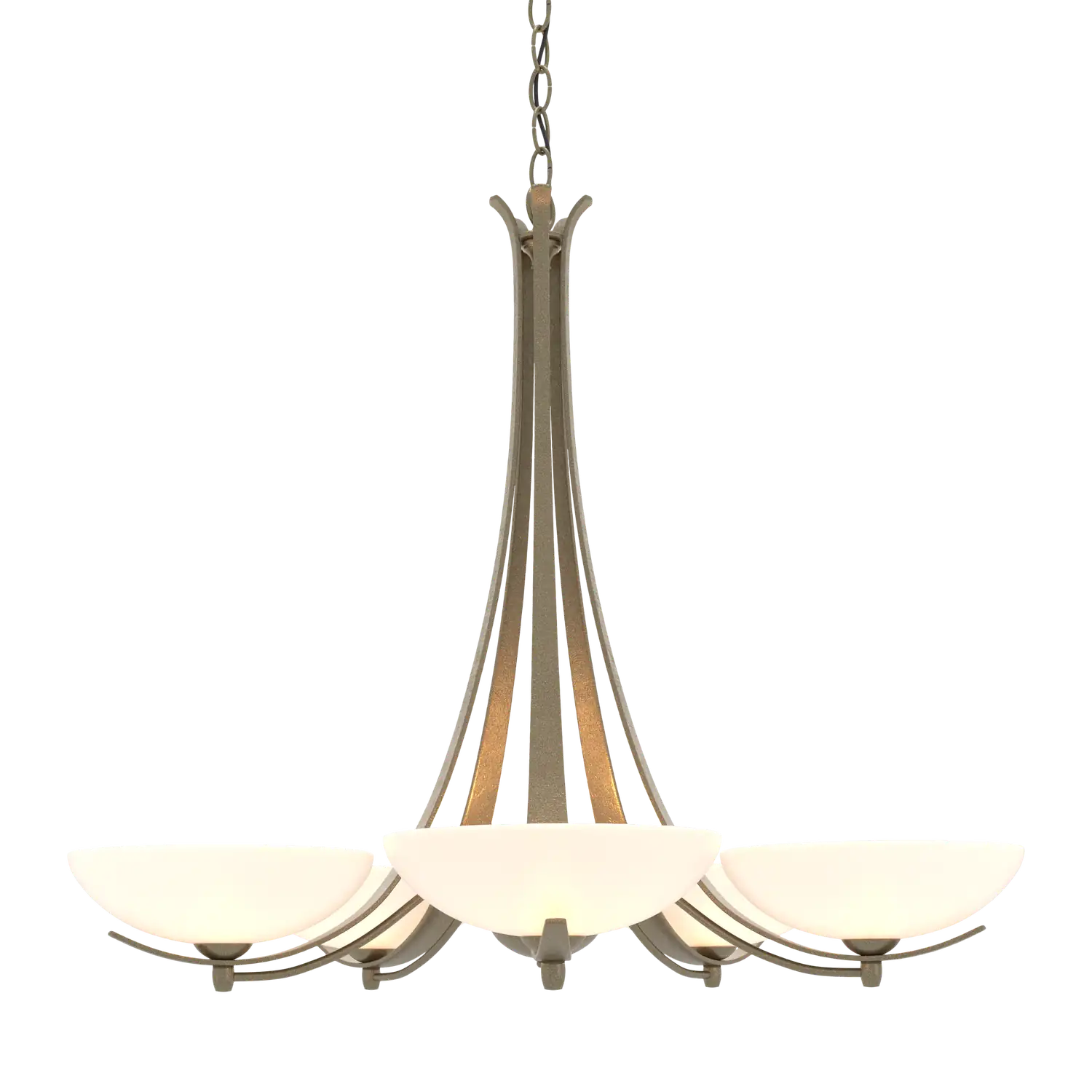 Hubbardton Forge, Aegis 5 Arm Chandelier, CHANDELIER LIGHT