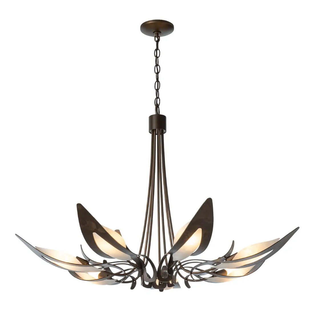 HUBBARDTON FORGE, PARASOL CHANDELIER, CHANDELIER LIGHT
