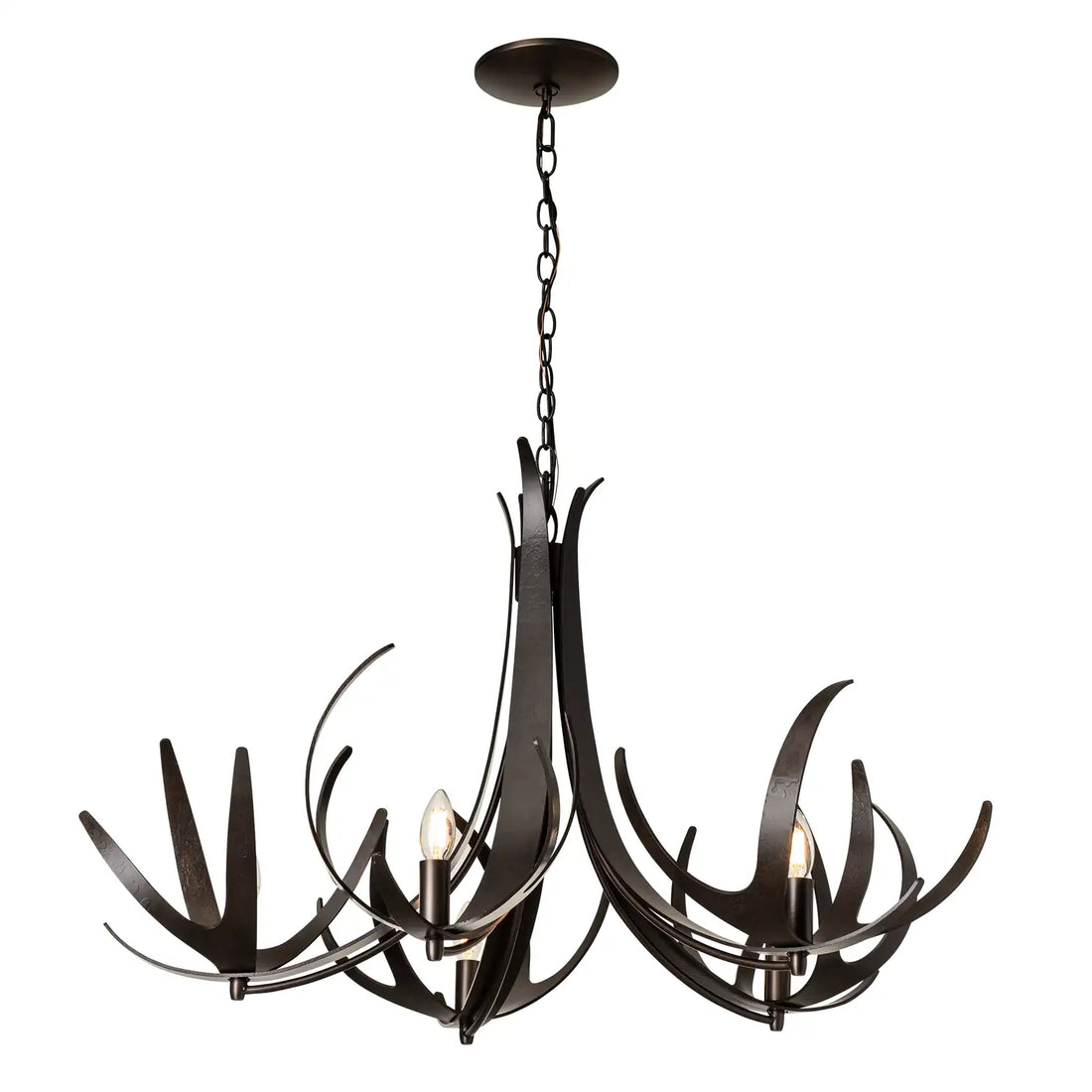 HUBBARDTON FORGE, CARIBOU CHANDELIER, CHANDELIER LIGHT