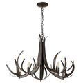 Hubbardton Forge, Caribou Chandelier, CHANDELIER LIGHT