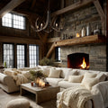 Hubbardton Forge, Caribou Chandelier, CHANDELIER LIGHT