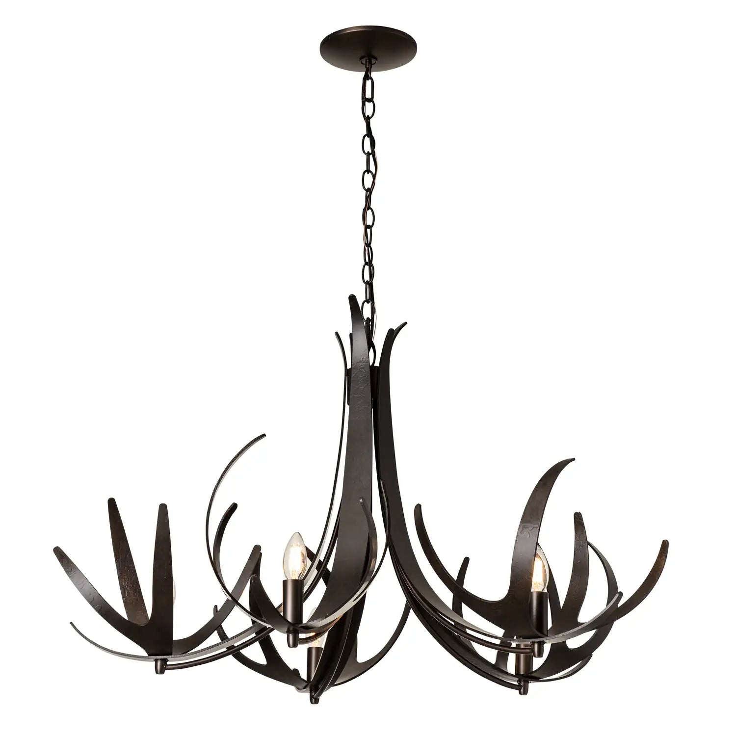 Hubbardton Forge, Caribou Chandelier, CHANDELIER LIGHT
