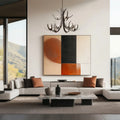 Hubbardton Forge, Caribou Tiered Chandelier, CHANDELIER LIGHT