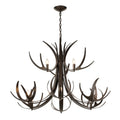 Hubbardton Forge, Caribou Tiered Chandelier, CHANDELIER LIGHT
