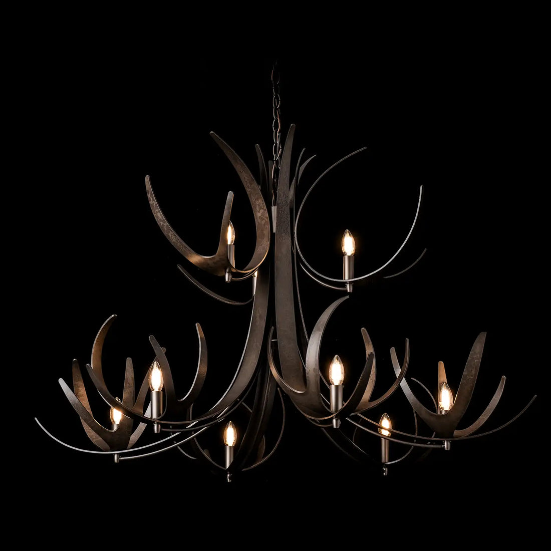 Hubbardton Forge, Caribou Tiered Chandelier, CHANDELIER LIGHT