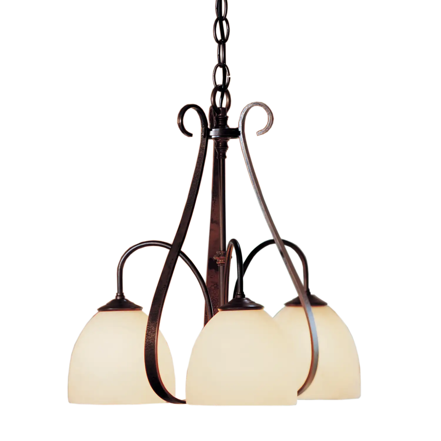 Hubbardton Forge, Sweeping Taper 3 Arm Chandelier, CHANDELIER LIGHT