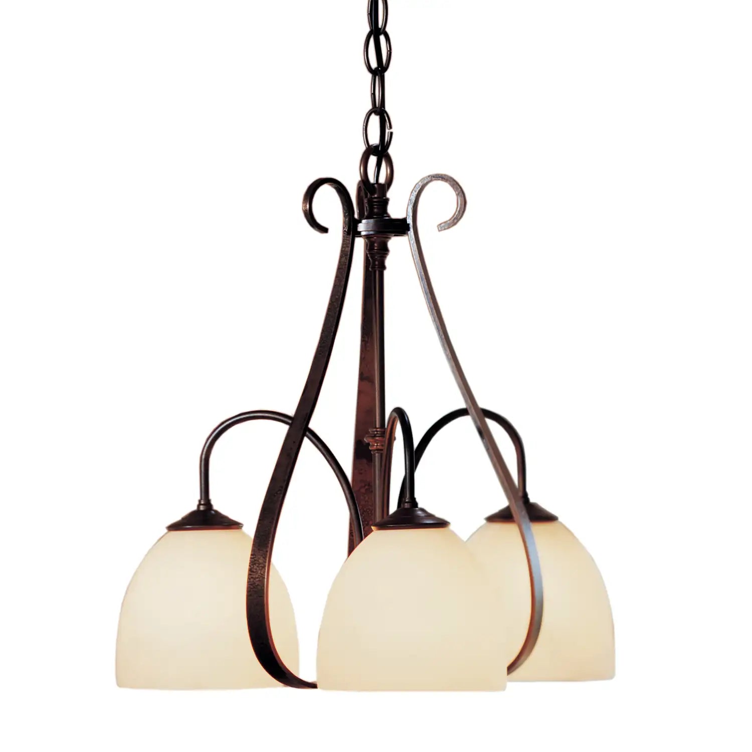 Hubbardton Forge, Sweeping Taper 3 Arm Chandelier, CHANDELIER LIGHT