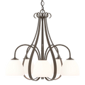 Hubbardton Forge, Sweeping Taper 5 Arm Chandelier, CHANDELIER LIGHT
