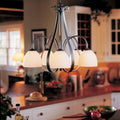 Hubbardton Forge, Sweeping Taper 5 Arm Chandelier, CHANDELIER LIGHT