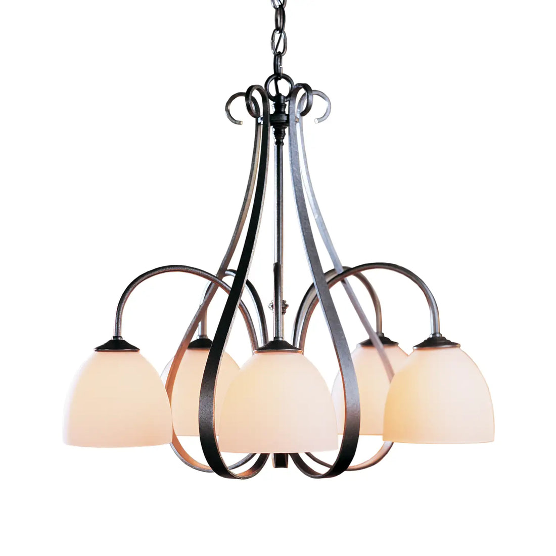 Hubbardton Forge, Sweeping Taper 5 Arm Chandelier, CHANDELIER LIGHT