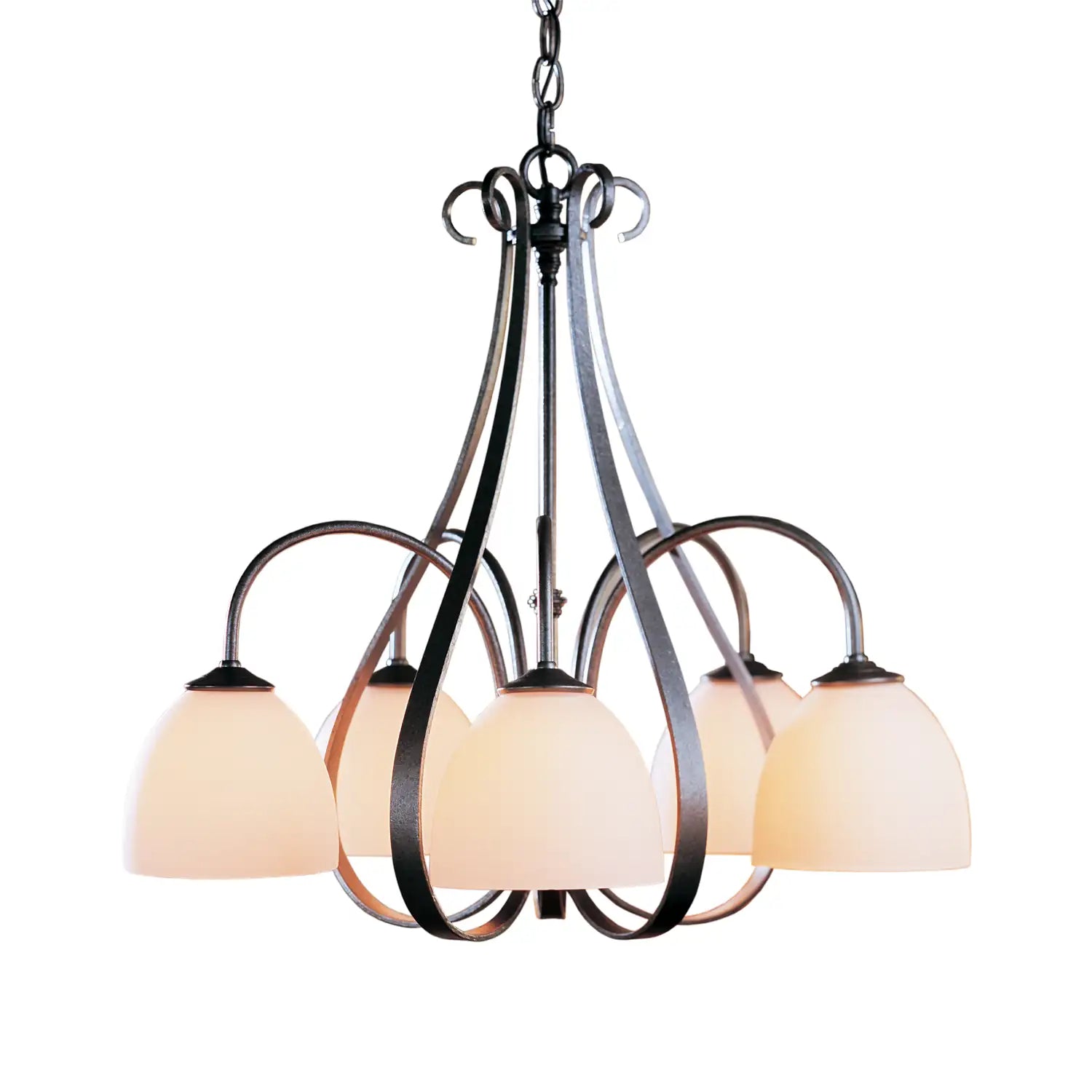 Hubbardton Forge, Sweeping Taper 5 Arm Chandelier, CHANDELIER LIGHT