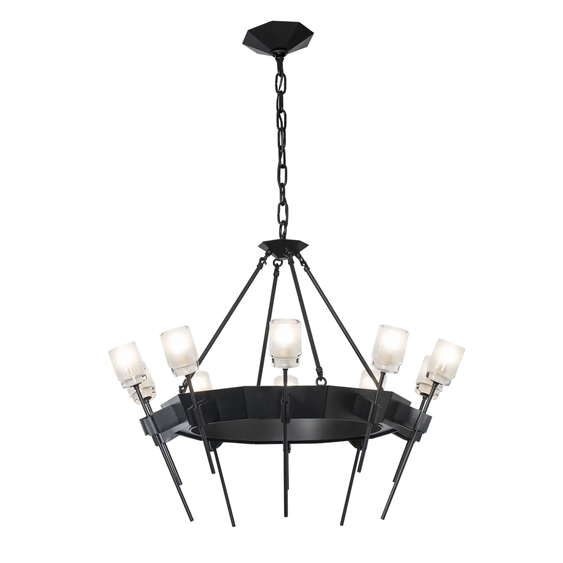 HUBBARDTON FORGE, ECHO CIRCULAR CHANDELIER, CHANDELIER LIGHT