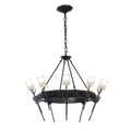 HUBBARDTON FORGE, ECHO CIRCULAR CHANDELIER, CHANDELIER LIGHT