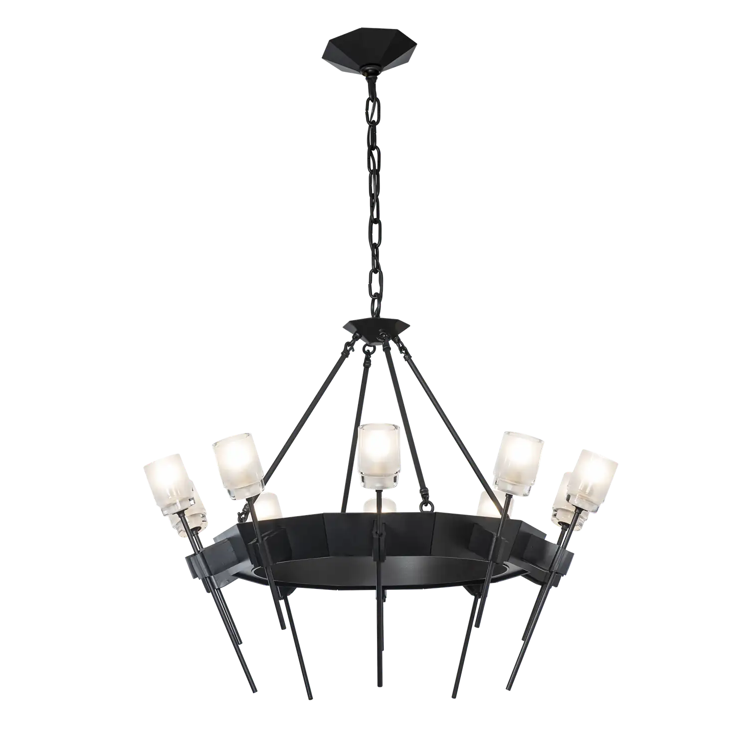 HUBBARDTON FORGE, ECHO CIRCULAR CHANDELIER, CHANDELIER LIGHT