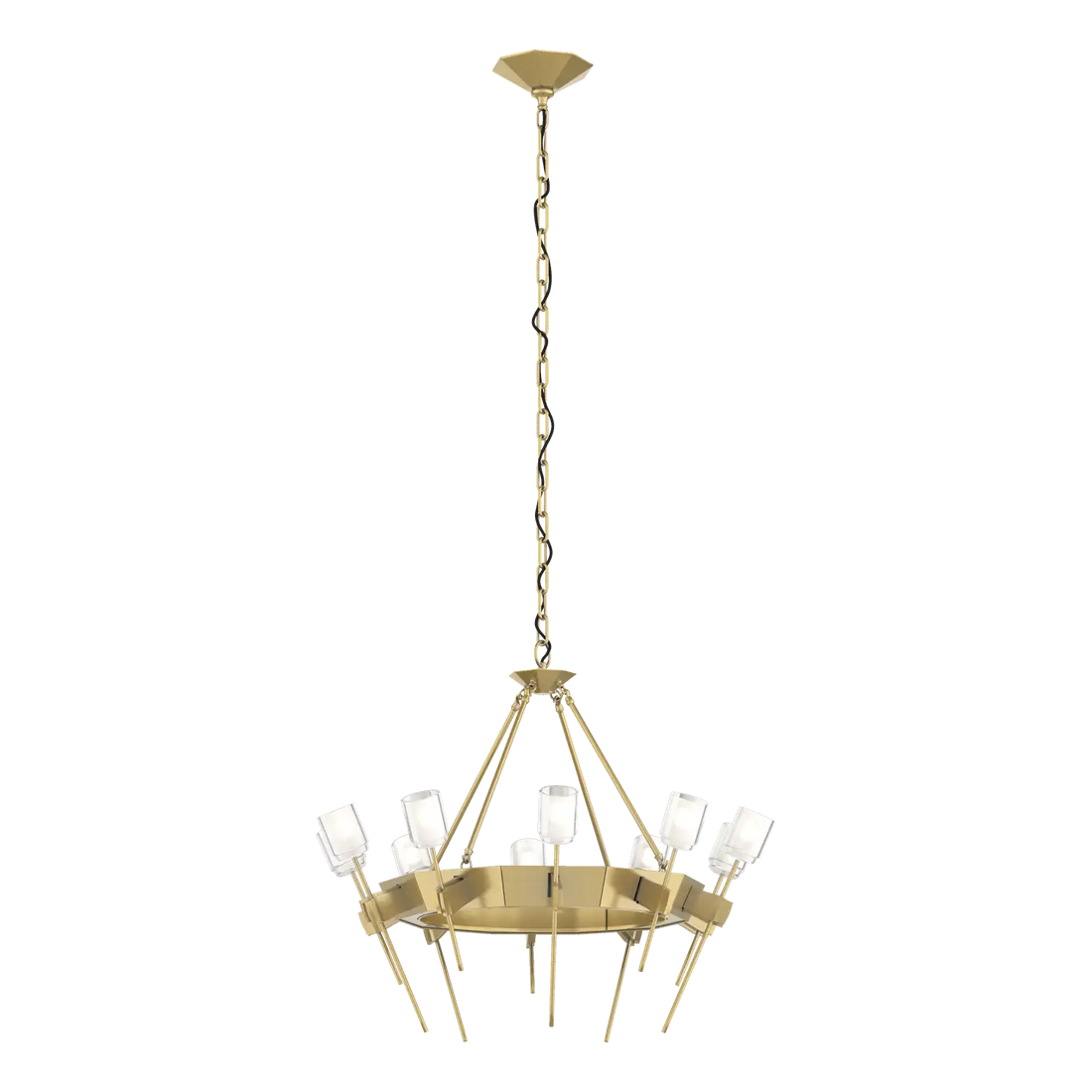 HUBBARDTON FORGE, ECHO CIRCULAR CHANDELIER, CHANDELIER LIGHT