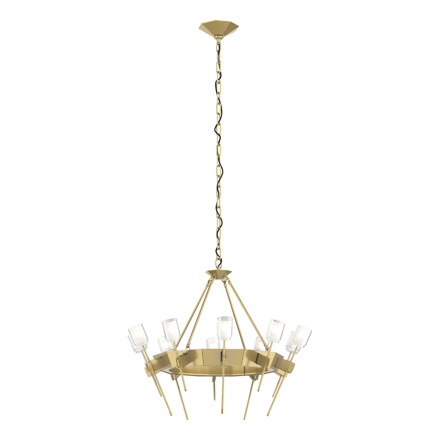 HUBBARDTON FORGE, ECHO CIRCULAR CHANDELIER, CHANDELIER LIGHT