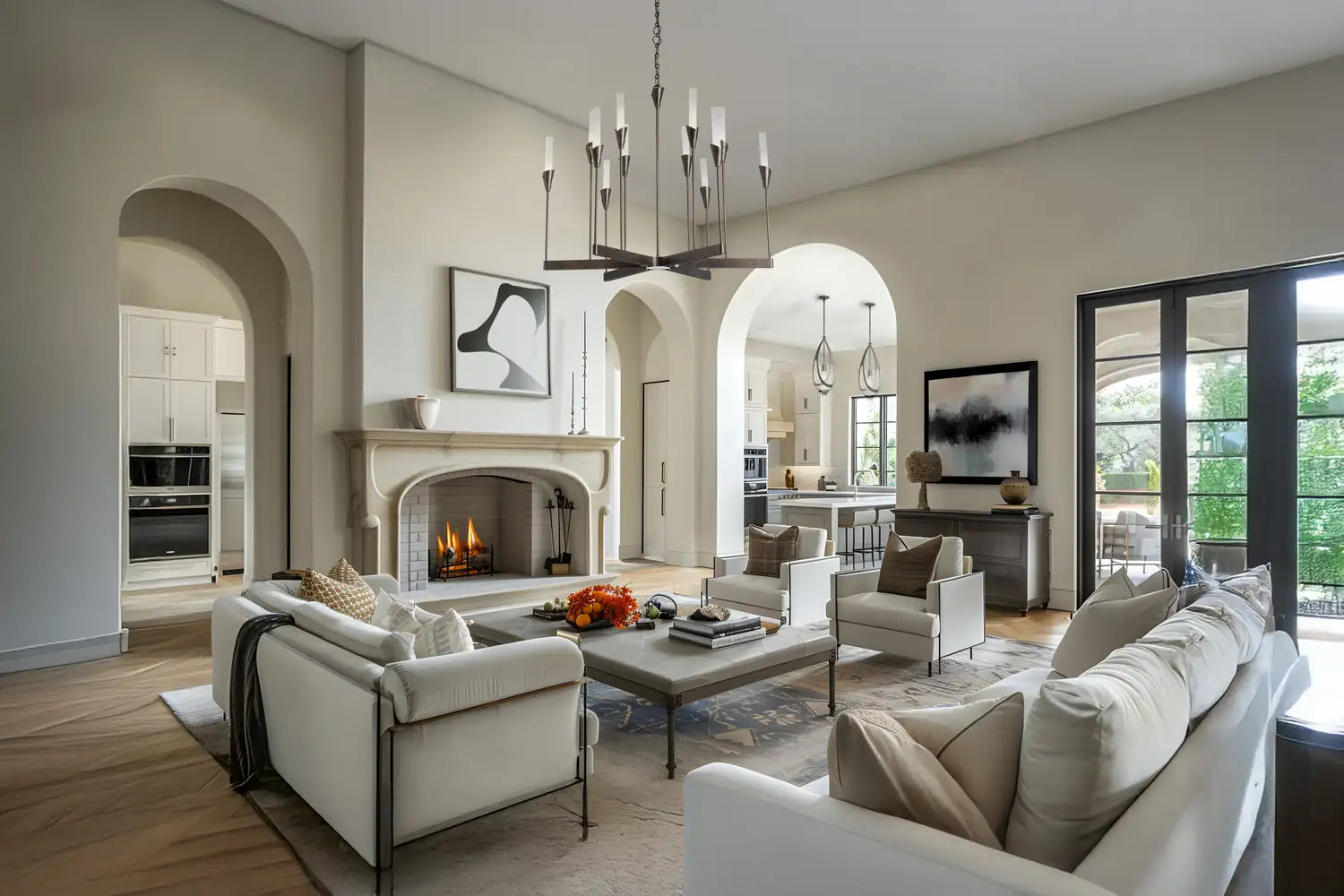 Hubbardton Forge, Lilium Chandelier, CHANDELIER LIGHT