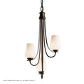 Hubbardton Forge, Flora 3 Arm Chandelier, CHANDELIER LIGHT