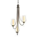 Hubbardton Forge, Flora 3 Arm Chandelier, CHANDELIER LIGHT