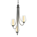 Hubbardton Forge, Flora 3 Arm Chandelier, CHANDELIER LIGHT