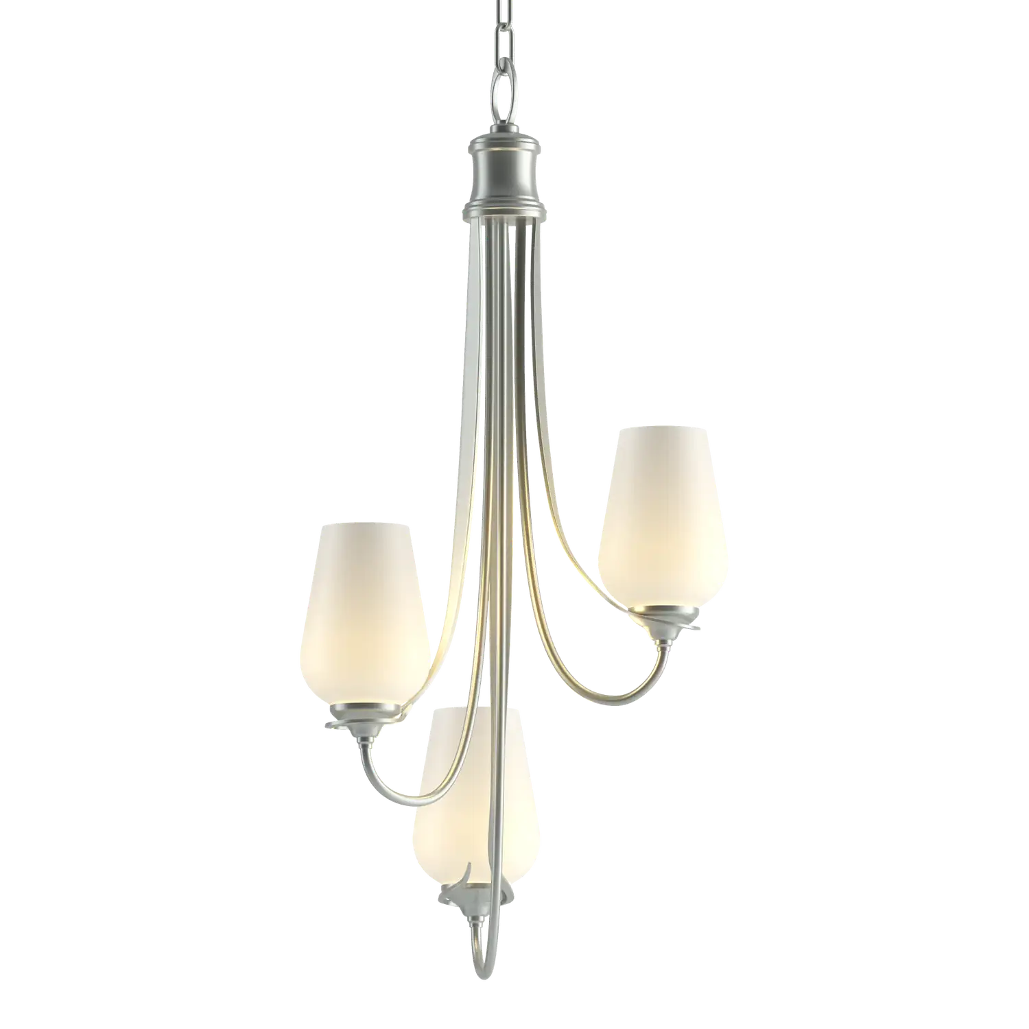 Hubbardton Forge, Flora 3 Arm Chandelier, CHANDELIER LIGHT