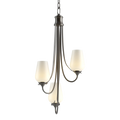 Hubbardton Forge, Flora 3 Arm Chandelier, CHANDELIER LIGHT