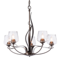 Hubbardton Forge, Flora 5 Arm Chandelier, CHANDELIER LIGHT