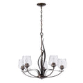 Hubbardton Forge, Flora 5 Arm Chandelier, CHANDELIER LIGHT