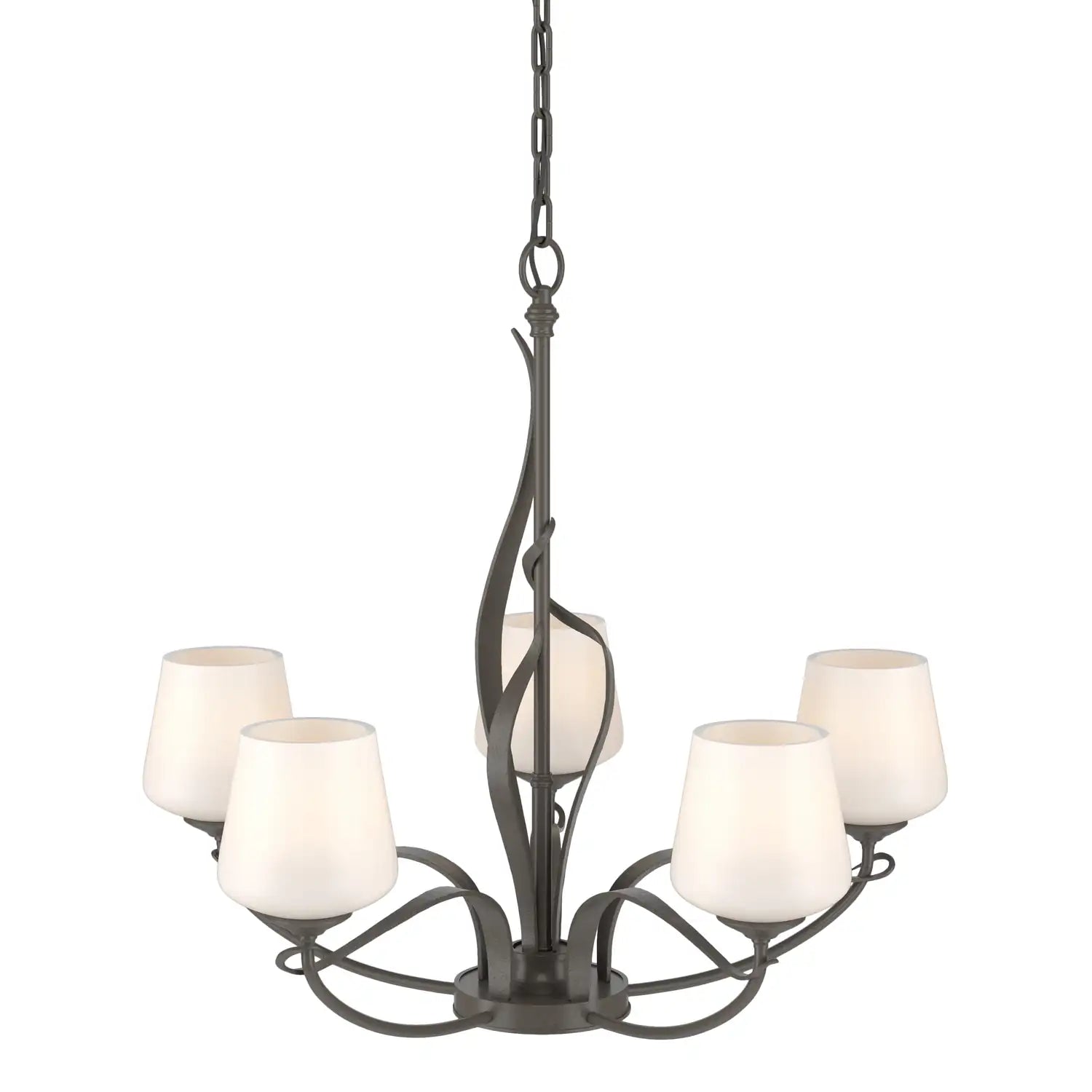 Hubbardton Forge, Flora 5 Arm Chandelier, CHANDELIER LIGHT