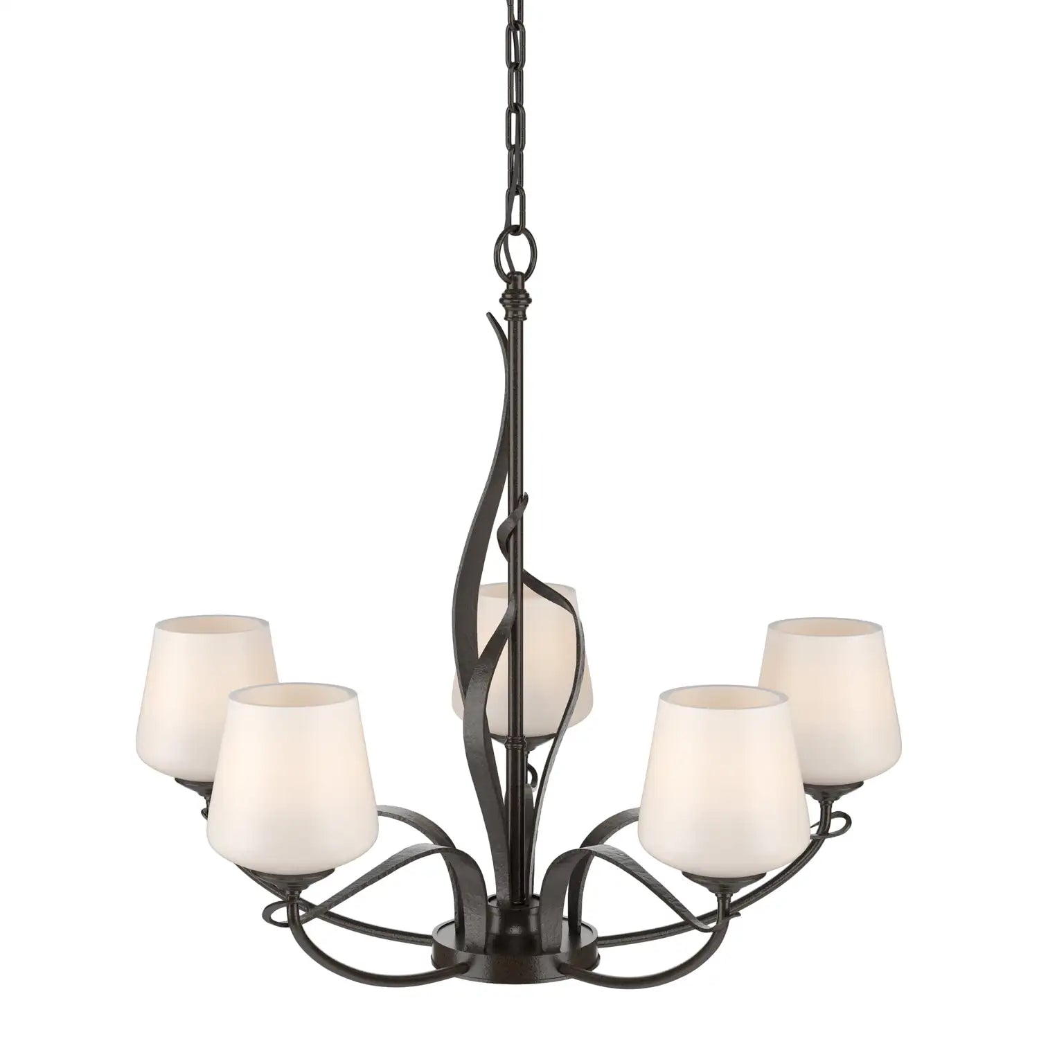 Hubbardton Forge, Flora 5 Arm Chandelier, CHANDELIER LIGHT