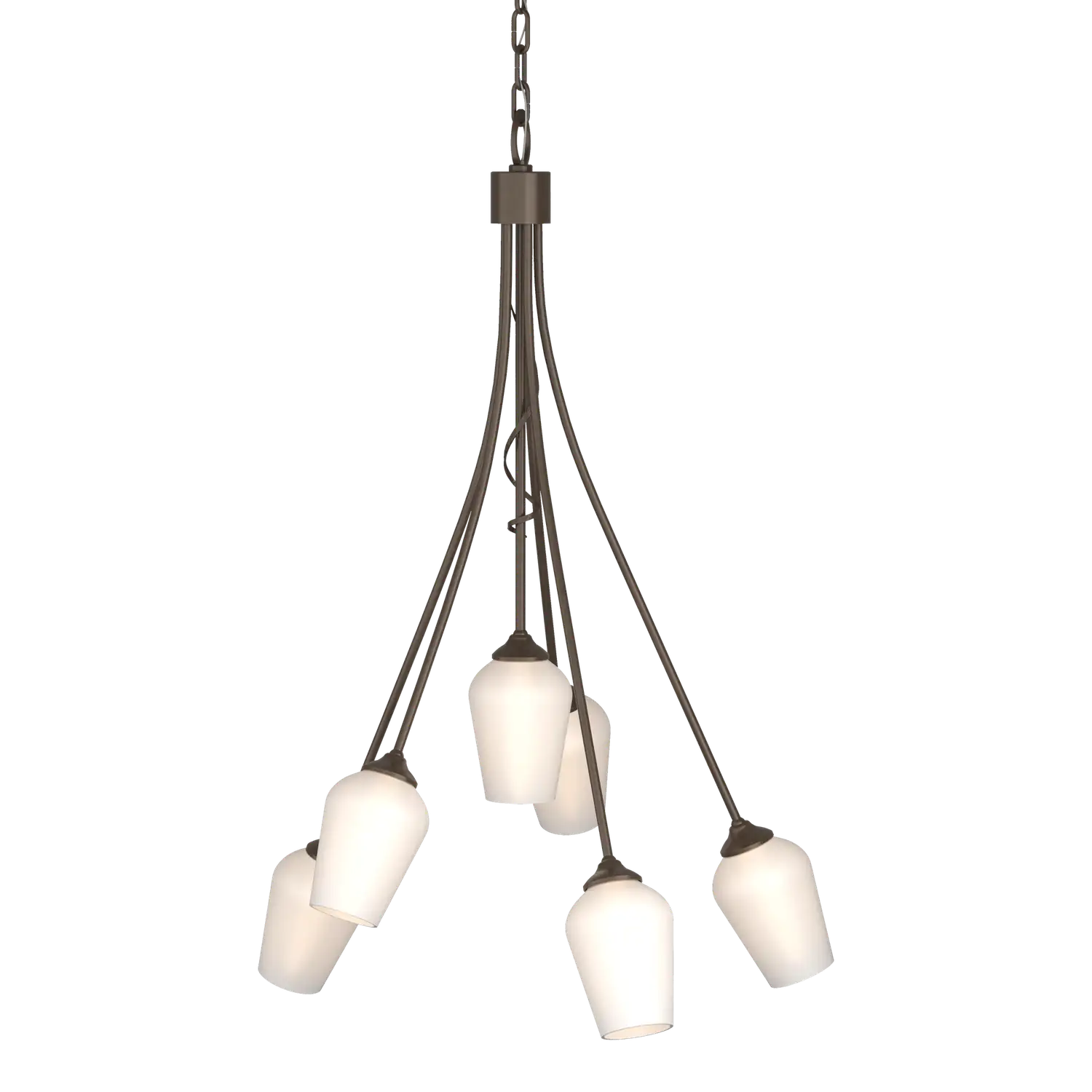Hubbardton Forge, Flora 6 Arm Chandelier, CHANDELIER LIGHT