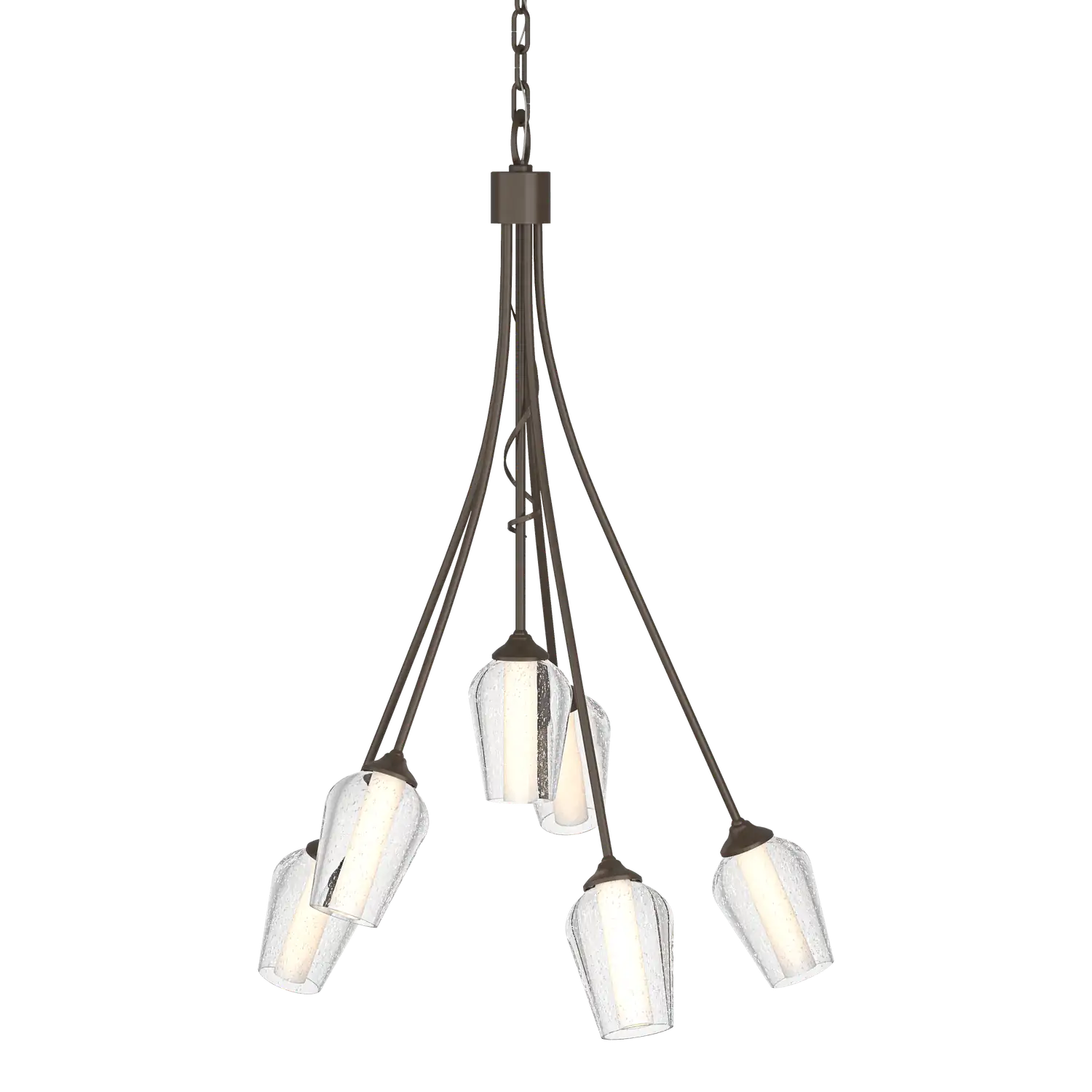 Hubbardton Forge, Flora 6 Arm Chandelier, CHANDELIER LIGHT