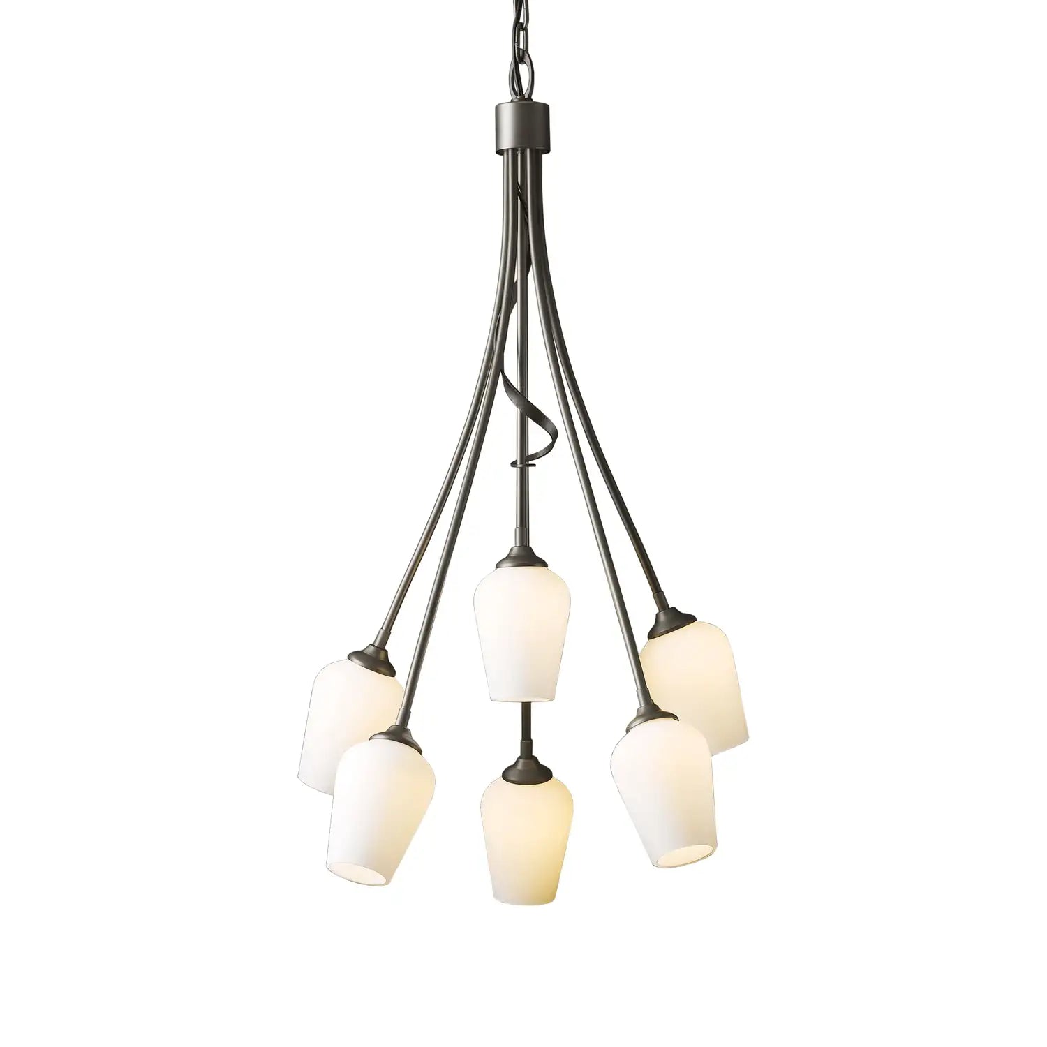 Hubbardton Forge, Flora 6 Arm Chandelier, CHANDELIER LIGHT