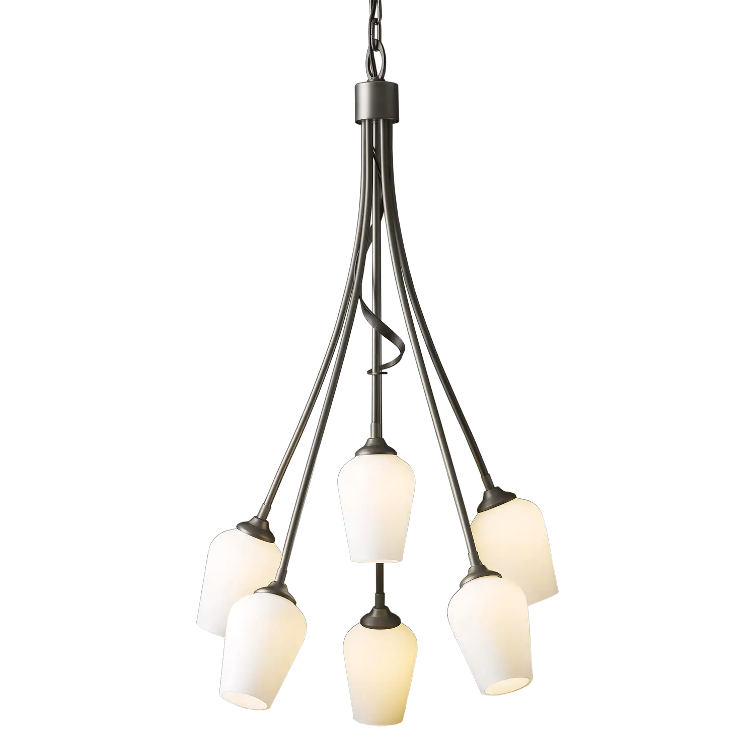 Hubbardton Forge, Flora 6 Arm Chandelier, CHANDELIER LIGHT