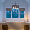 Hubbardton Forge, Flora 6 Arm Chandelier, CHANDELIER LIGHT