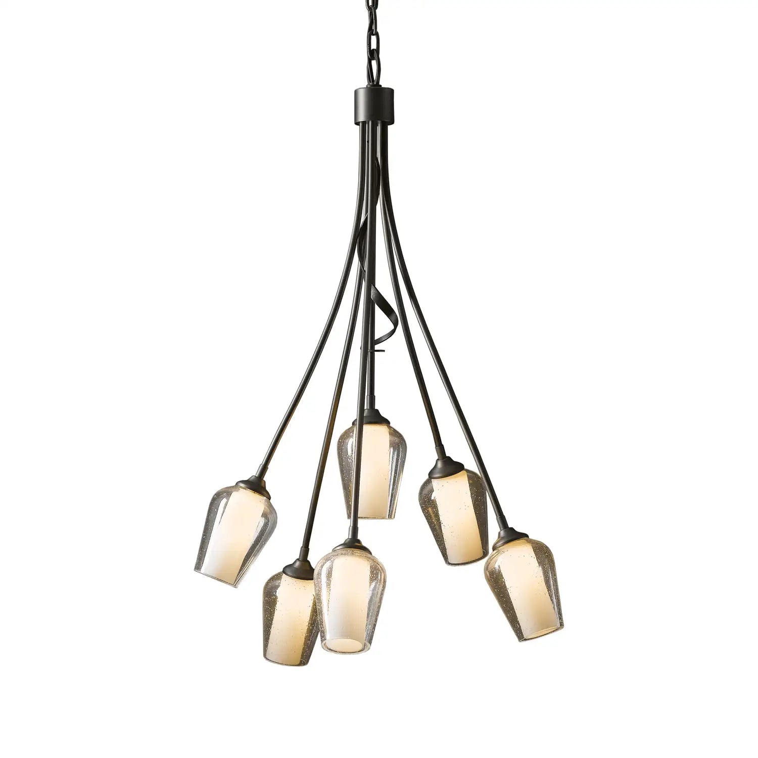 Hubbardton Forge, Flora 6 Arm Chandelier, CHANDELIER LIGHT