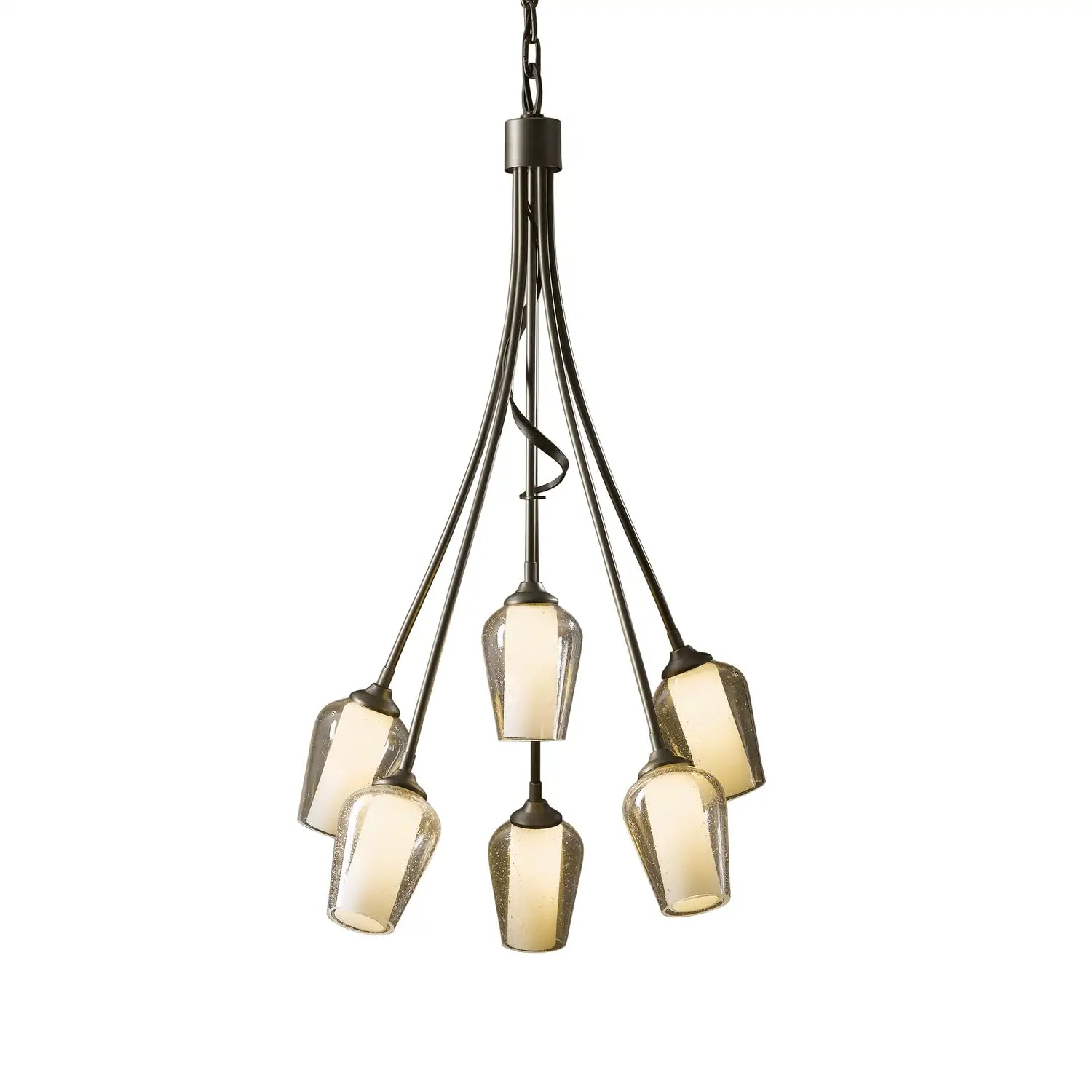 Hubbardton Forge, Flora 6 Arm Chandelier, CHANDELIER LIGHT