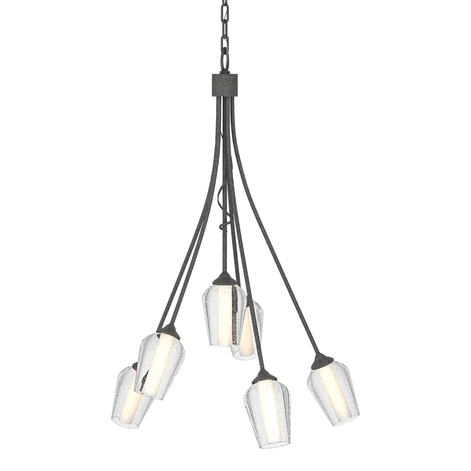 Hubbardton Forge, Flora 6 Arm Chandelier, CHANDELIER LIGHT