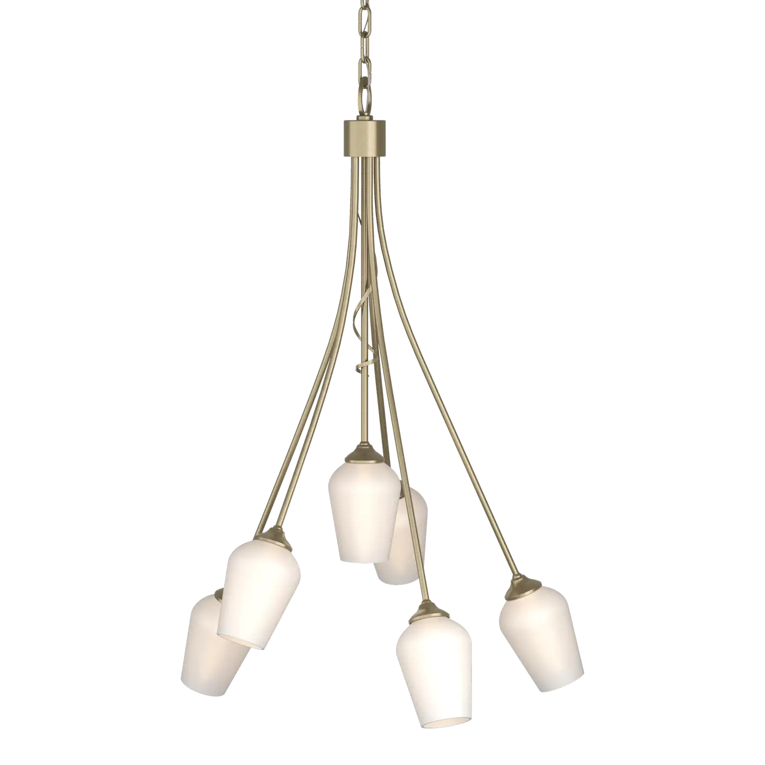 Hubbardton Forge, Flora 6 Arm Chandelier, CHANDELIER LIGHT